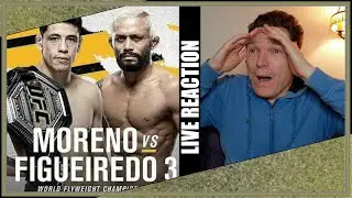 UFC 270 - BRANDON MORENO VS DAVISON FIGUEROA 3 - LIVE REACTION - FULL FIGHT HIGHLIGHTS