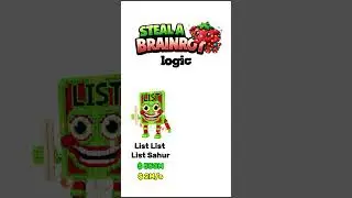 📜 List List List Sahur vs 🎁 Noo My Present &ndash; Steal a Brainrot
