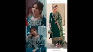 Dananeer weeding outfits in drama serial Meem sy Muhabbat ✨. #faizagilani #dananeermubeen #shorts
