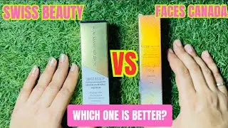 Faces Canada Strobe Cream Vs Swiss Beauty Highlighting Primer |@SakshiNarangSakhi