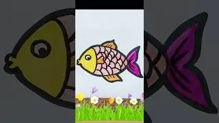 Fish drawing #kids #howtodraw #drawing #draw #toddlerdrawing #drawingforkids