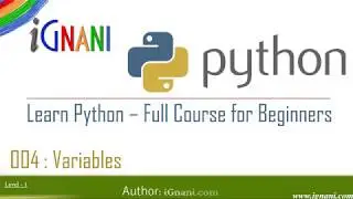 005 - Variables - Learn Python Full Course For Beginner
