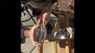 Tap handle, burned with the sun!