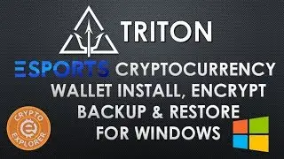 Triton, Wallet Install, Encrypt, Backup & Restore for Windows