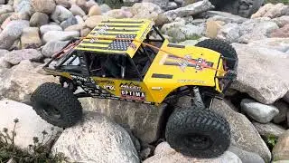 Rc4wd Miller Motorsport rock bouncer testing on the course