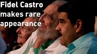 Cuba's Fidel Castro makes rare public appearance for 90th birthday