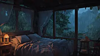 Relaxation Music with Rain & Piano | Meditation, Study, Yoga, Deep Sleep, Stress Relief