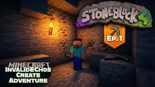 StoneBlock 4 Ep 1: Starting Our Life Underground