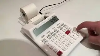 Canon P23-DHV G Printing 12-digit Calculator