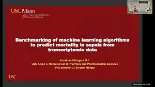Benchmarking of Machine Learning Algorithms to Predict Mortality in Sepsis from Transcriptomic Data