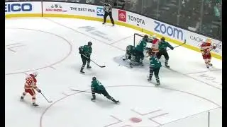 Johnny Gaudreau Behind the Net