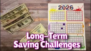 Long-Term Savings Challenges 💵| Debt Payoff| Low Income |26-05 #cashstuffing  #savingschallenges
