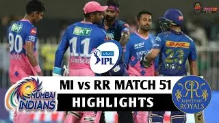 MI vs RR 2021 Highlights Match 51 | Mumbai Indians vs Rajasthan Royals Highlights 2021
