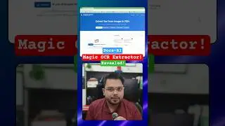 AI Built &ldquo;AI Magic Extractor&rdquo;&mdash;The FREE AI tool that Extracts Text, Converts PDFs & Images Instantly!
