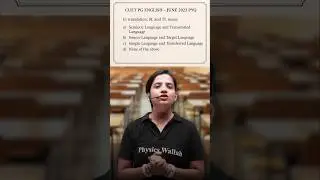 Important English Literature - June 2023 PYQs! | PW