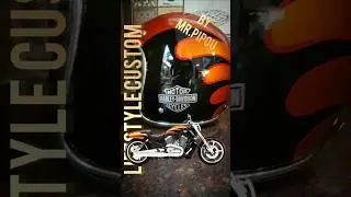 HARLEY DAVIDSON VROD MUSCLE - CAPACETE RETR&Ocirc; PERSONALIZADO LIFESTYLE CUSTOM #shorts