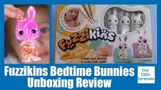Fuzzikins Bedtime Bunnies Unboxing Review - Interplay UK Toy Review - Children's Craft
