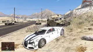 GTA V The Golden Train Heist + 10 Star Police Chase Escape(RDE 4.0.2)