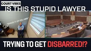 Attorney Burns His Career With CRAZY ACCUSATIONS and Actions!  Storms Out of Disciplinary Hearing!