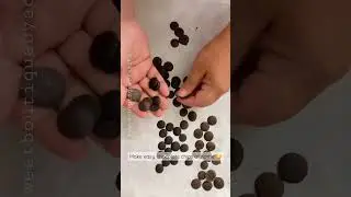 How to make easy chocolate chips at home!💯😍  #chocolatechips
