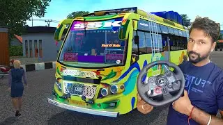 SSK TN PRIVATE BUS danger heels road driving - gameplay  Tamil Live