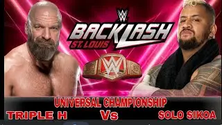 WWE 2K25: Triple h vs Solo Sikoa - Falls Count Anyware Match [PS5] 30/12/2025
