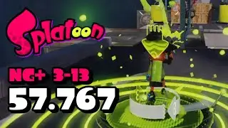 Splatoon NG+ 3-13 Shifting Splatforms in 57.767