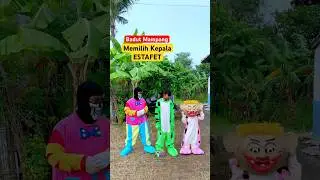 Badut Mampang Memilih Kepala Estafet #shorts #shortvideo #badutmampang #funny #badut #frog #lucu