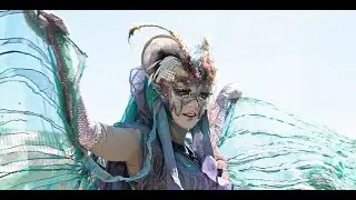 Chrysalis Schmetterlingsfee Stelzentanz - fairy stilt dance