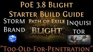 [PoE] [Guide] Storm Brand Inquisitor 3.9 Metamorph #StarterBuild - Best Allrounder! [play_like_jay]