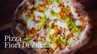 Pizza Fiori Di Zucca [Zucchini Flowers and Anchovies Pizza] - Ciao Bella Outdoor Pizza Oven