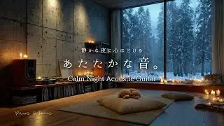【眠る前のBGM】静かな夜に心ほどける、あたたかな音。| Calm Night Acoustic Guitar 🌙🎧