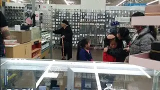 #BUHAYAMERIKA:korean kid first time ear piercing lets see her reaction