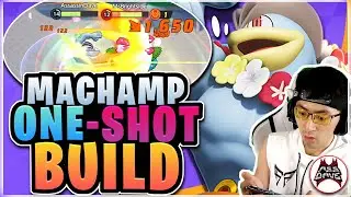 MACHAMP NEW ONE SHOT BUILD is INSANE | Pokemon UNITE