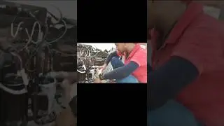 leakage check AC compressor #youtubeshorts #tradingvideo #viralreels #publicreaction
