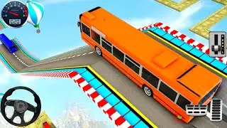 Mega Ramp Bus Stunt's Compilation - Bus Simulator Stunt game - Android Gameplay