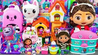 GABBY&rsquo;S DOLLHOUSE Collection Unboxing Review | Mystery Gabby | Dollhouse  Pink Van Playset ASMR