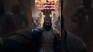 पृथ्वीराज चौहान की वीरगाथा | #PrithvirajChauhan#Rajputana#RajputKing#IndianHistory#VeerRajput#shorts