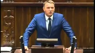 Przemysław Wipler o g&oacute;rnictwie sejm 15 01 2015