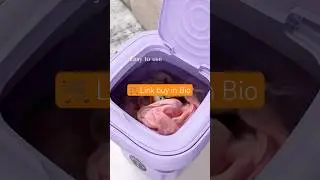 8L Portable Folding Mini Washing Machine - Compact, Lightweight, and Energy-Efficient for Delicates,