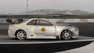 L'ARRMA Infraction 8S se frotte à la piste de l'AMO Montpellier par moins de 10°C !