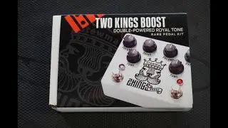 StewMac Two Kings Boost Pedal Kit - Build your own copy of the Analogman King of Tone!