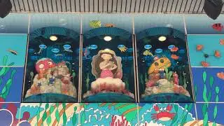 20190613 豐原太平洋百貨美人魚時鐘報時 白天版
