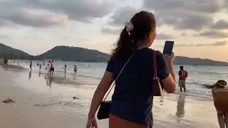 Walking on Patong Beach today evening | Phuket Thailand |16 April 2022 @housephuket