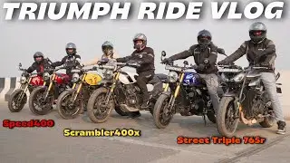 2025 Triumph Scrambler 400 x Ride Review | Triumph Speed 400 | Triumph Street Triple 765 R 