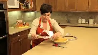 How to use a homemade pie shield