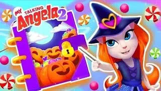 MY TALKING ANGELA 2♥️ HALLOWEEN🎃 UPDATE AND ENJOY✨ & FUN 🥳