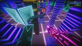 Neon Boost Laser city speedrun