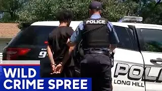 6 arrested in crime spree involving car theft, home break-in, stolen dog
