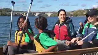 For some DC kids, the lesson plan includes paddling on the Potomac